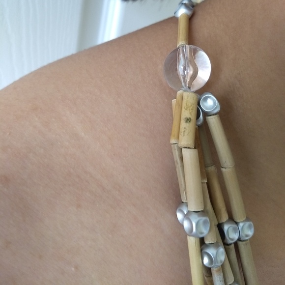 Handmade Natural Fashion Statement Necklace - Picture 3 of 4